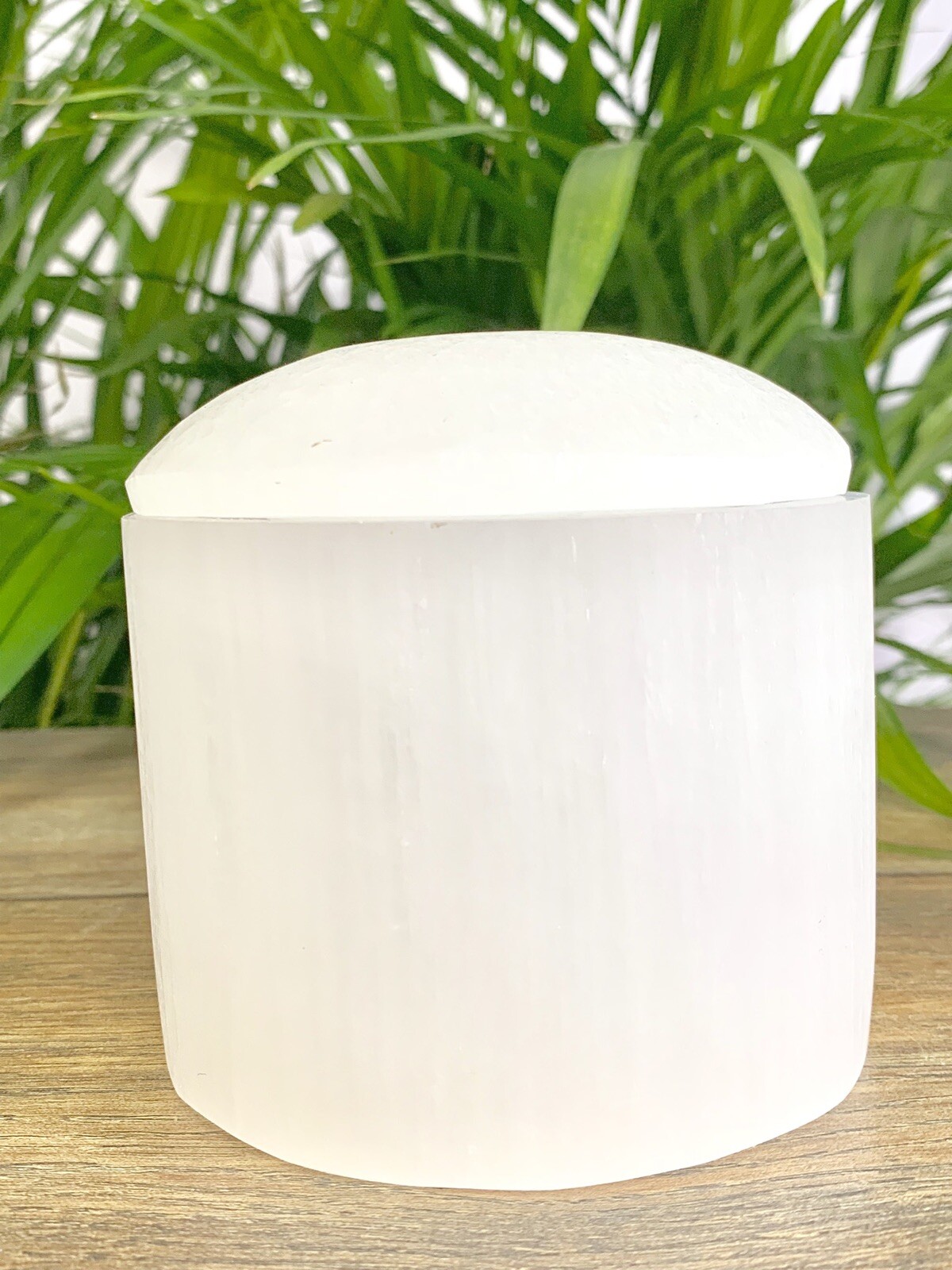 Selenite Jar Crystal Jar Charging Stone Vessel Reiki Chakra Meditation Gift Idea