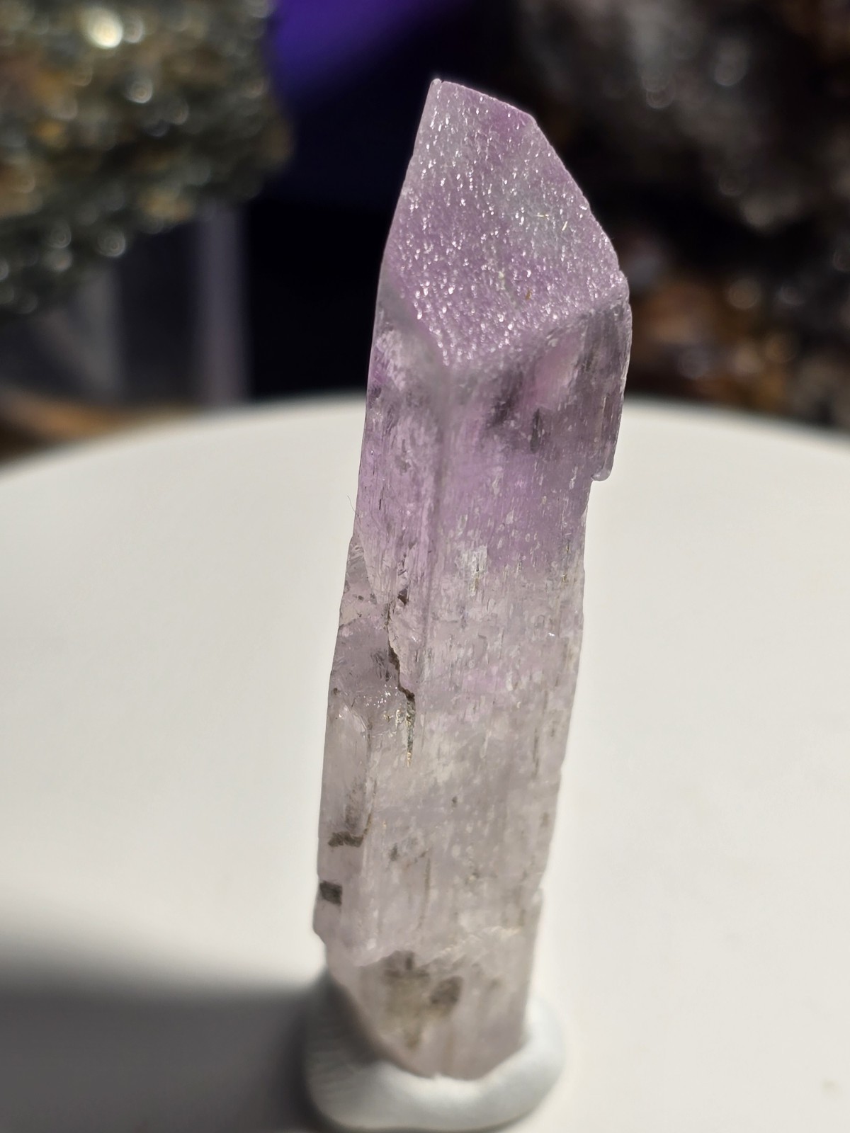 Pink Terminated Genuine Kunzite Crystal Gemstone Specimen J25