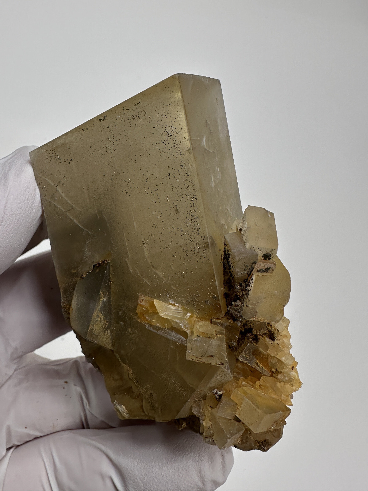 New Find__Large Very Rare Phantom Barite Crystal Specimen___Linwood Mine, Iowa