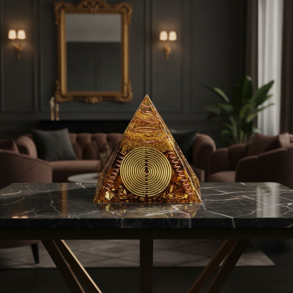 Orgone Pyramid Energy Generator Emf Protection Healing Meditation Orgonite USA