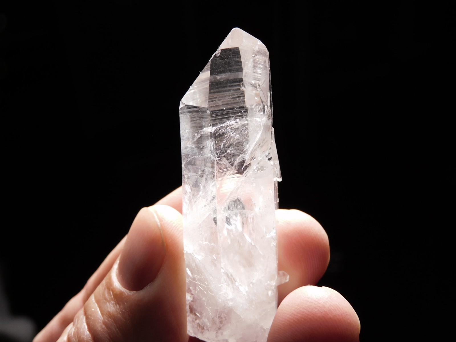 Smaller SUPER Translucent! QUARTZ Crystal 100% Natural Brazil 37.6gr