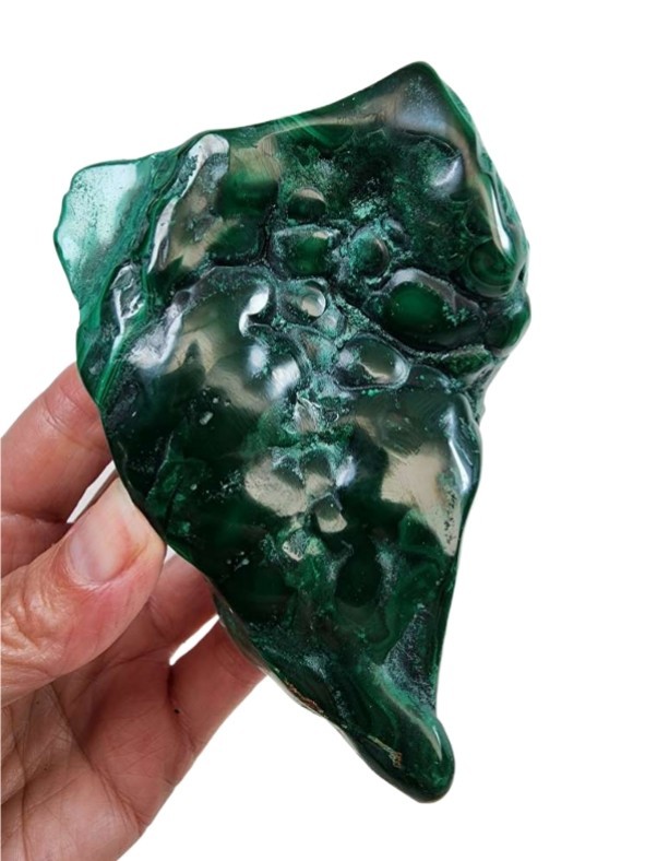 Malachite Polished Stone from the Congo 344.6 grams