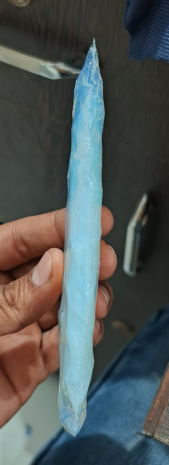 Opalite Spearhead Arrowhead Crystal Healing Gemstone Bead for Jewelry Making.