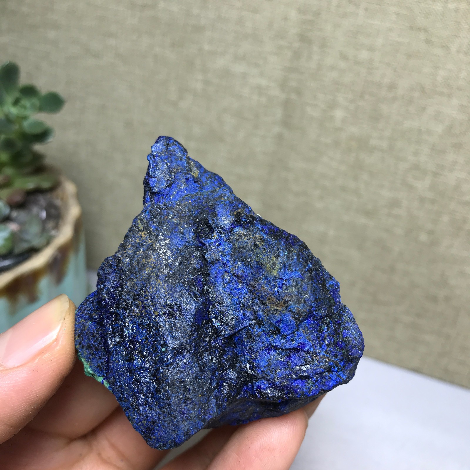 88g Natural Azurite Malachite gemstone Rough original Crystal Specimen A5179