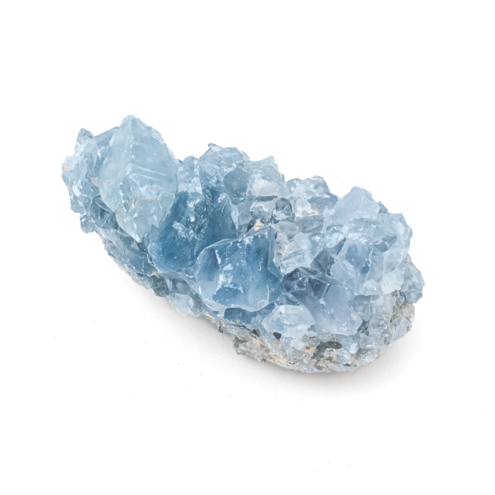 Madagascar Sky Blue Celestite Crystal Druzy Cluster Geode Mineral 2″-4″