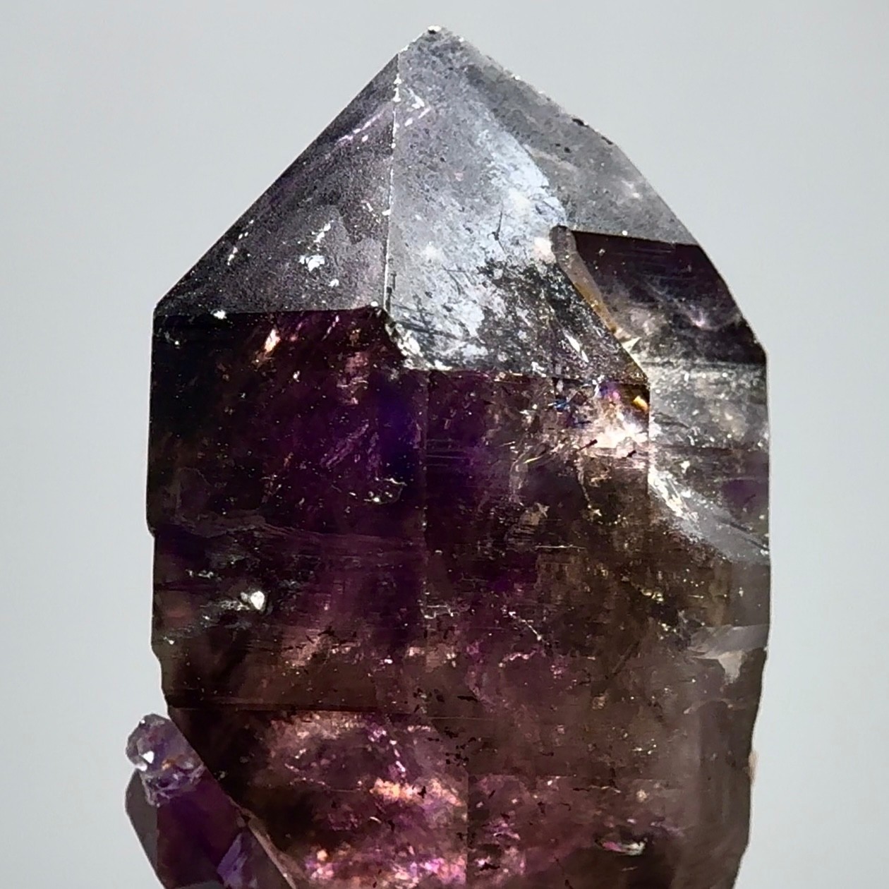 Moving Bubble! RARE Elestial ET Rainbow Grape Jelly Shangaan Amethyst Enhydro