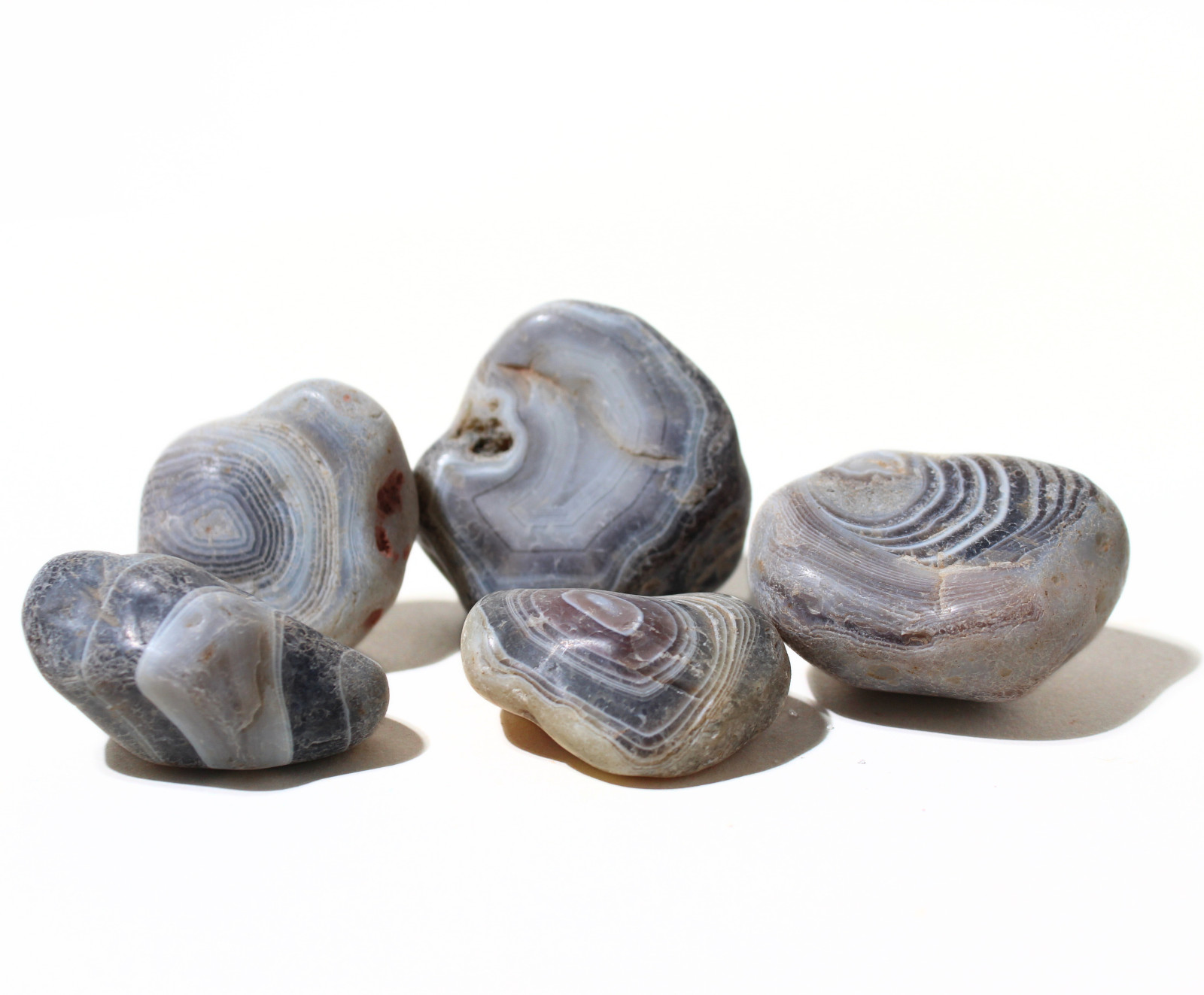 Gray Botswana Agate – Rough Rocks for Tumbling – Bulk Wholesale 1 LB+ options
