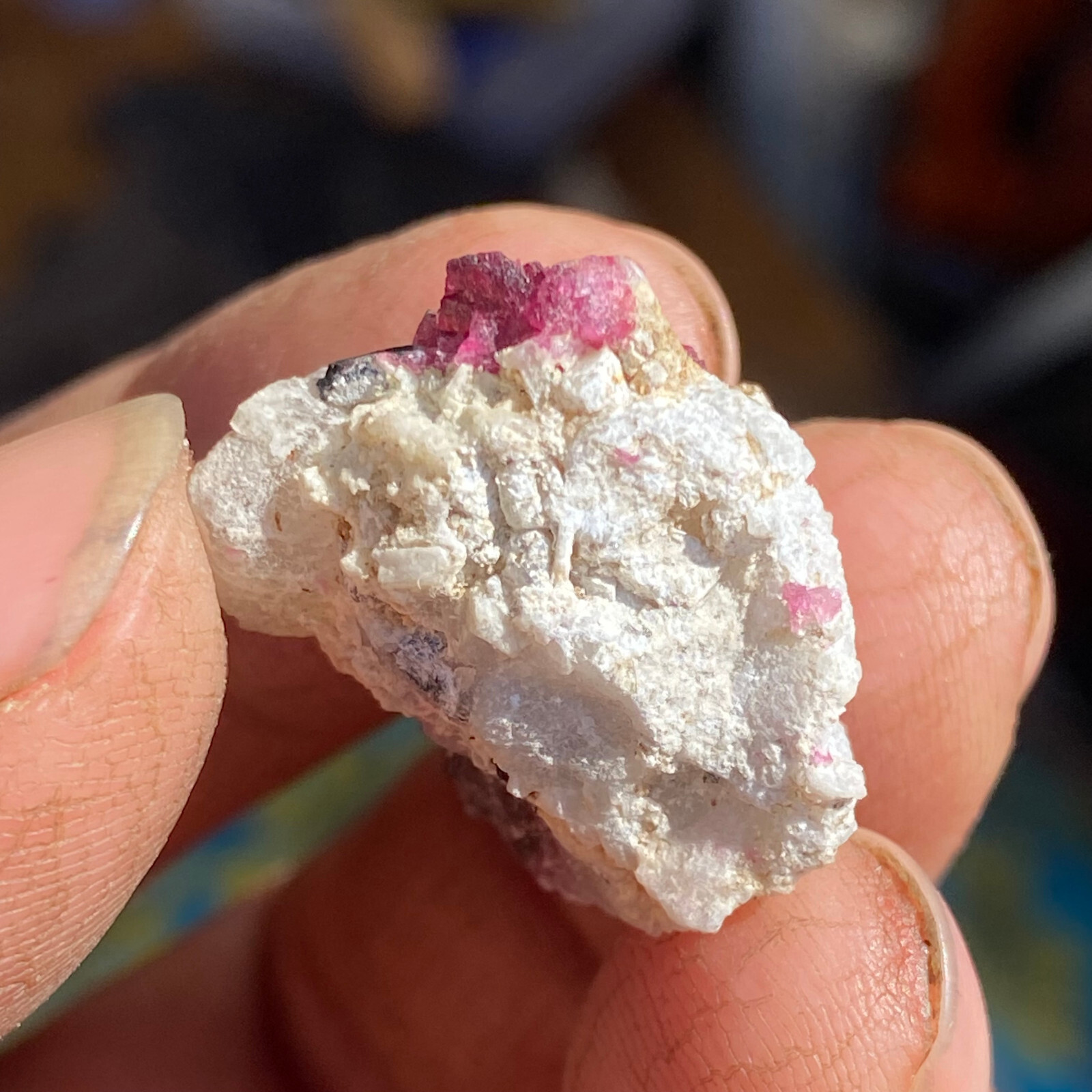 7.0g Natural Pink Tourmaline Crystal Cluster Rough Gem Mineral Specimen