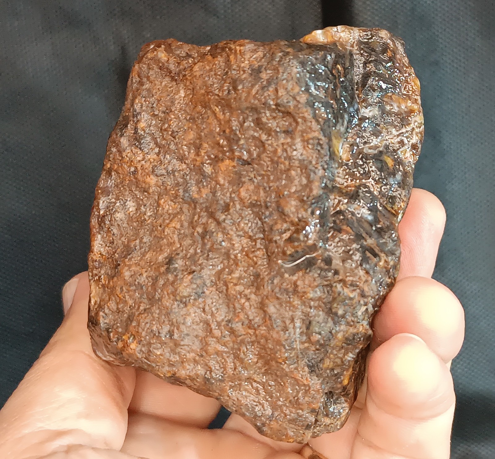 555g/1.22lb uncut turkish agate stone rough, gemstone, customs duty included