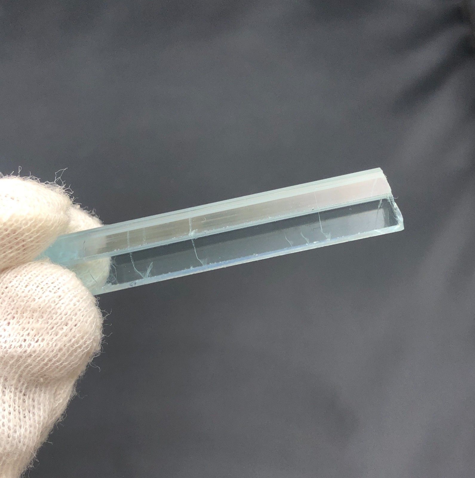 Natural Stunning Eye Clean Piece of Blue Aquamarine 62 Carat’s Crystal