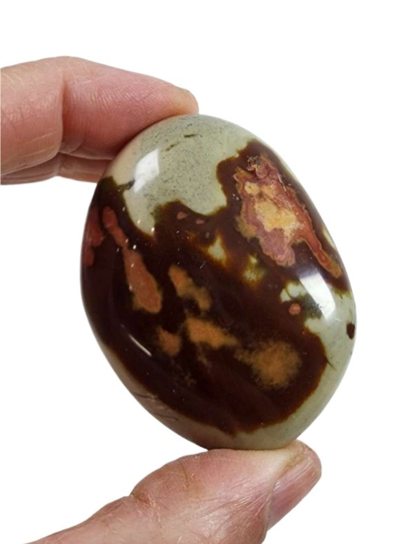 Polychrome Jasper Polished Pebble Madagascar 55.2 grams