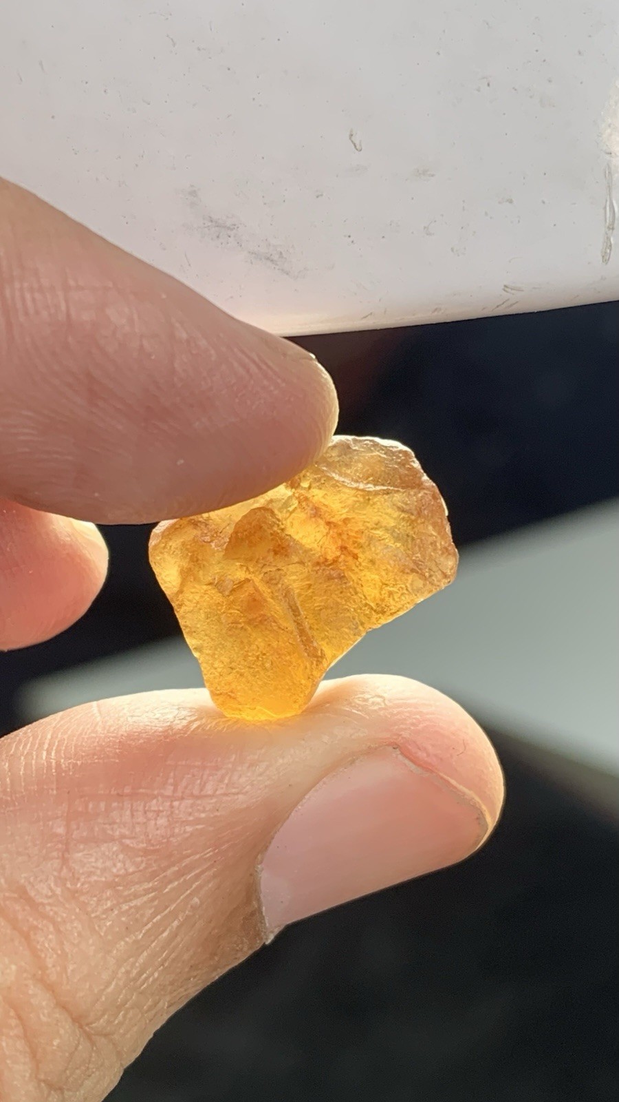 128 Ct Dark Orange Hessonite Garnet From Africa Facet Grade Rough