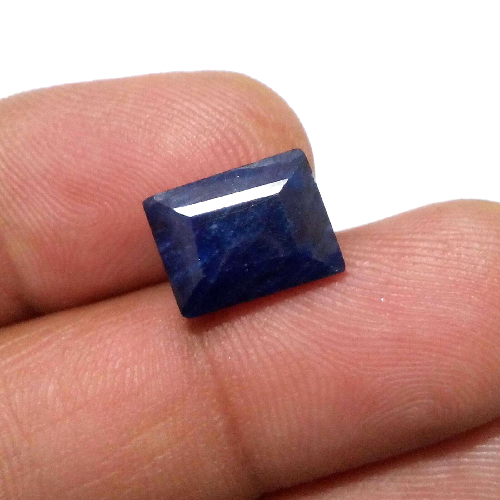 Top A+ Attractive Blue Sapphire Faceted Octagon Shape 7.60 Crt Loose Gemstone