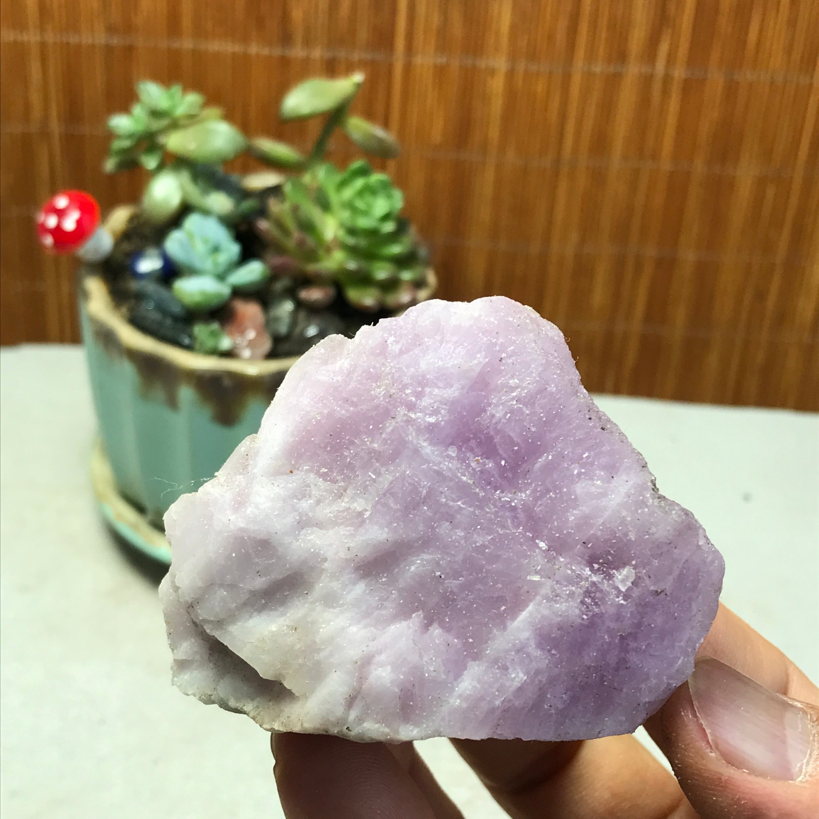 67-48-30mm NATURAL ROUGH KUNZITE PINK SPODUMENE CRYSTALS 115g A5347