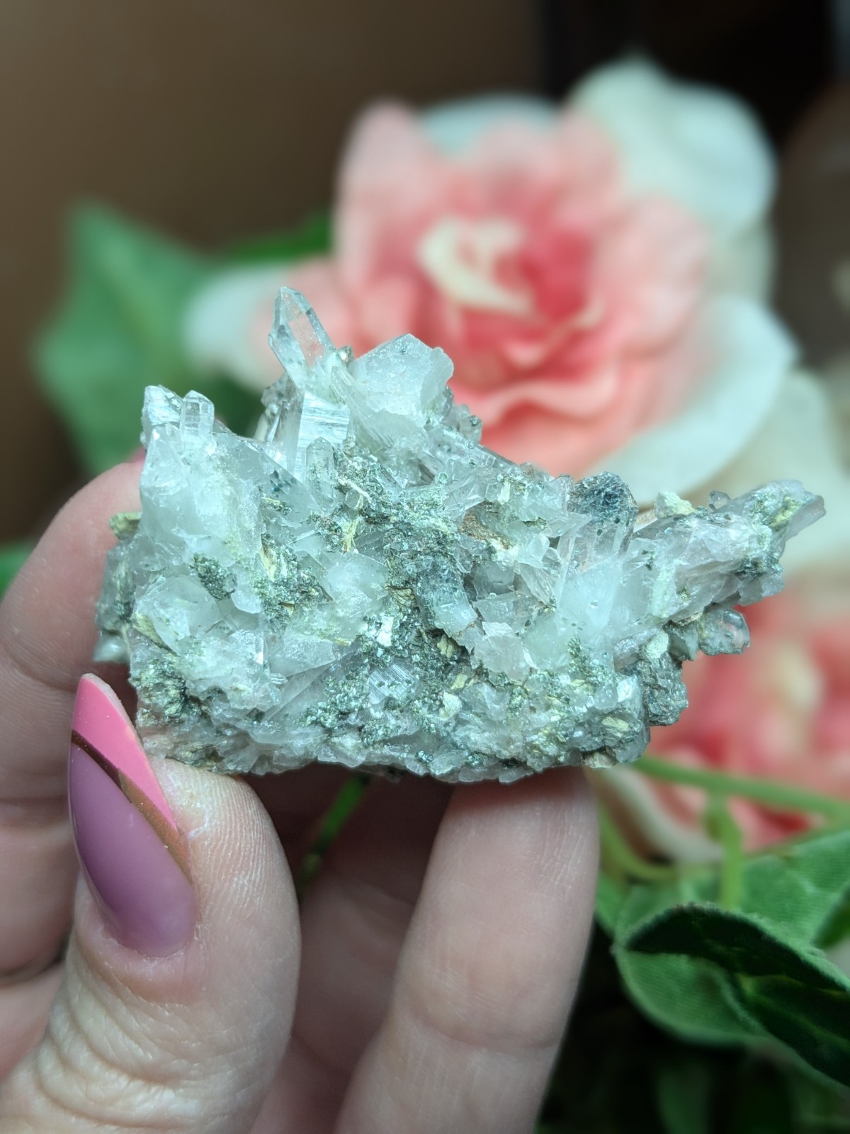 Colombian Quartz Cluster 2.15″