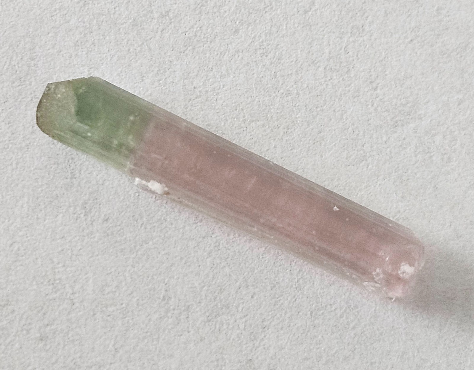 2 tone Tourmaline, Cryo-Genie Mine, San Diego, USA