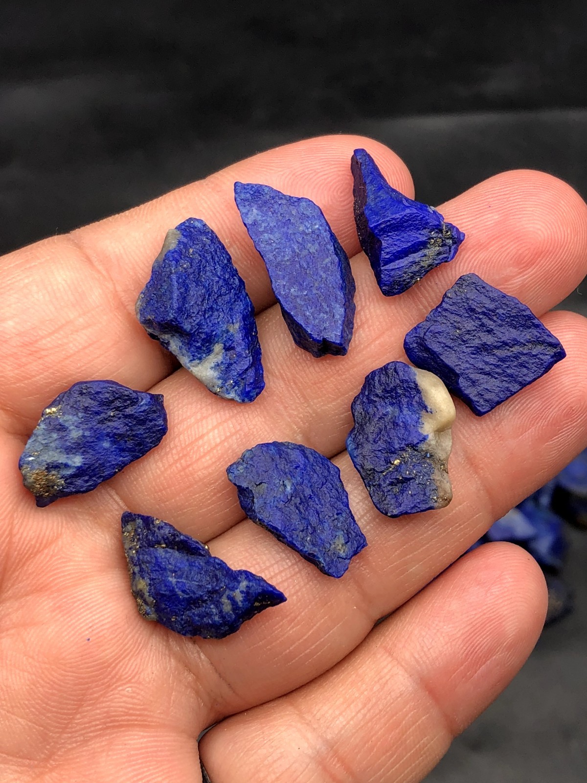 Natural Lapis Lazuli Raw Rough Mine Stone w/Pyrite Chakra Healing 14grams M476.4