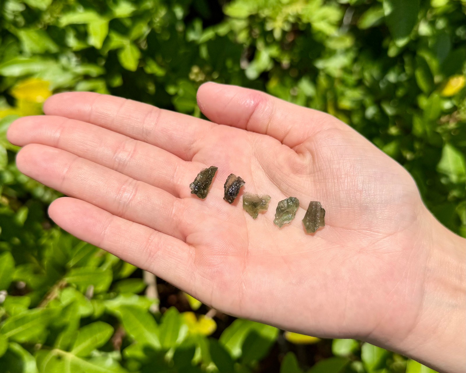 Natural Moldavite Crystals – 100% Genuine Moldavite From Czech Republic
