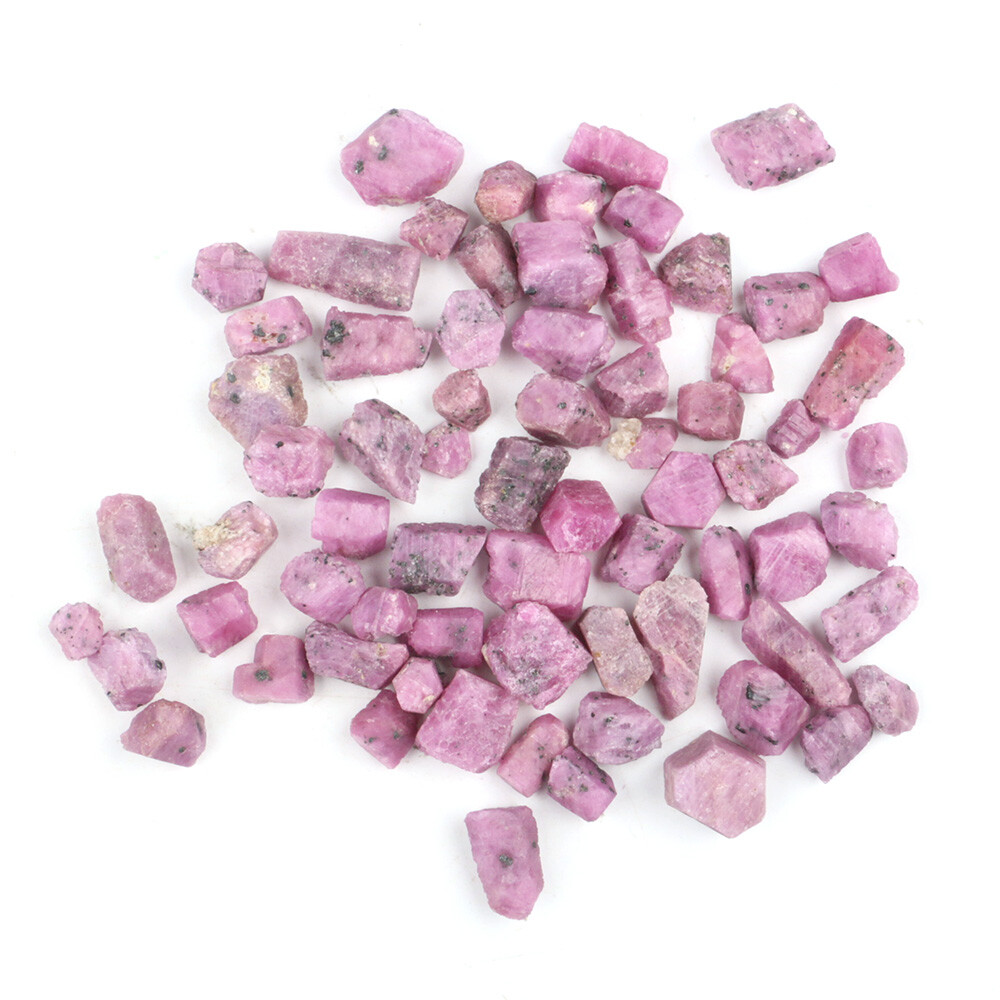 50/100g Natural Blue Sapphire / Ruby / Mix Lot Rough Loose Gemstone Precious