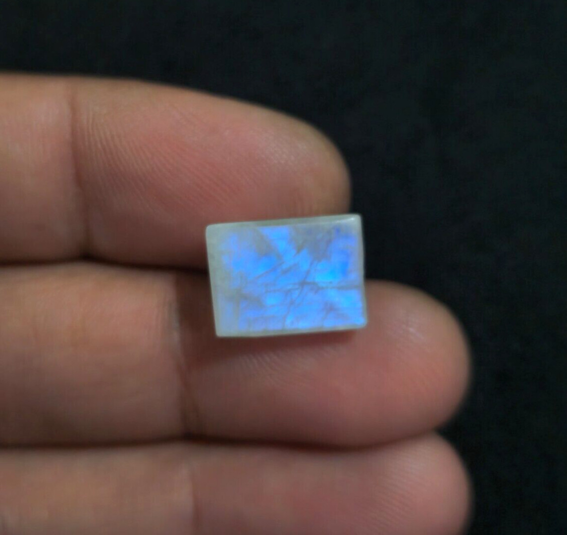 Top Quality Rainbow Moonstone Cabochon 17x11x6.50 mm Loose Gemstone For Jewelry