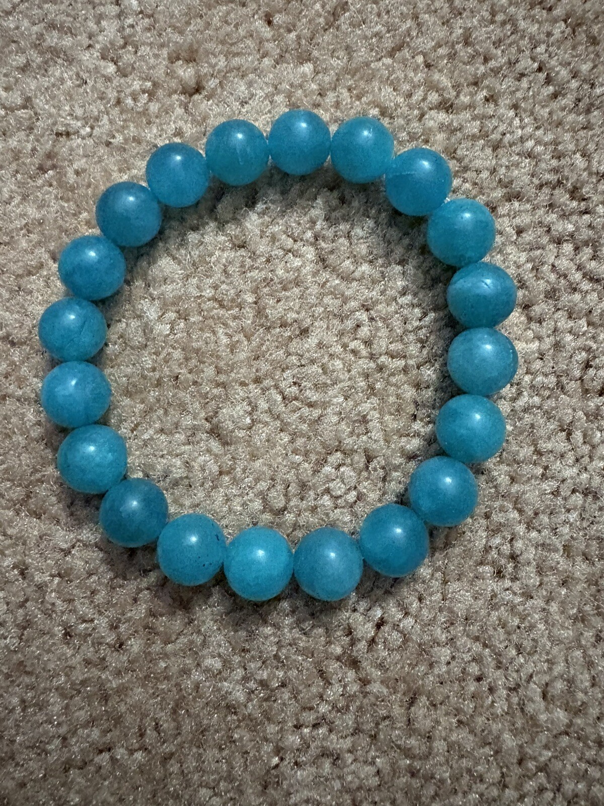 Amazonite from Russia Genuine Bracelet ~ 7 Inches ~ 10mm Round Beads