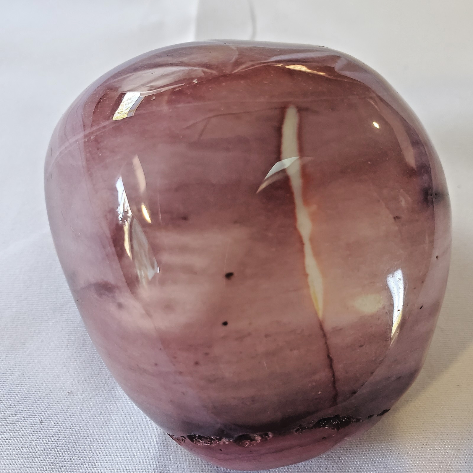 Natural Mookaite Rounded Jasper Palm Stone Australian Semi Precious Healing