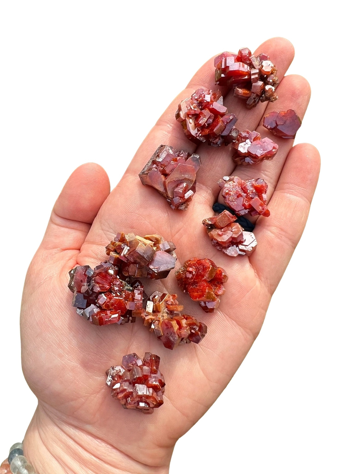 Vanadinite Cluster – Grade AAA, Natural Vanadinite from Morocco