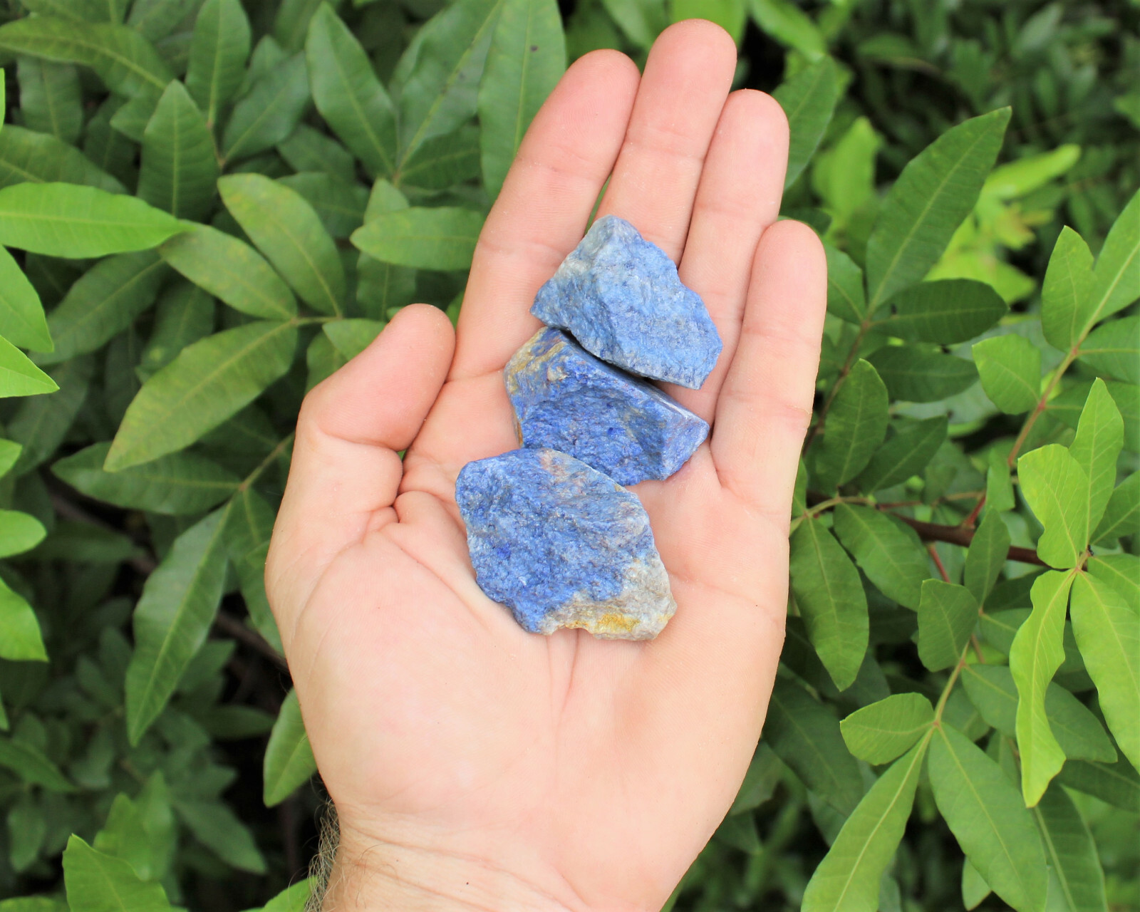 Dumortierite Rough Stones: Choose How Many Pieces (Premium Quality ‘A’ Grade)
