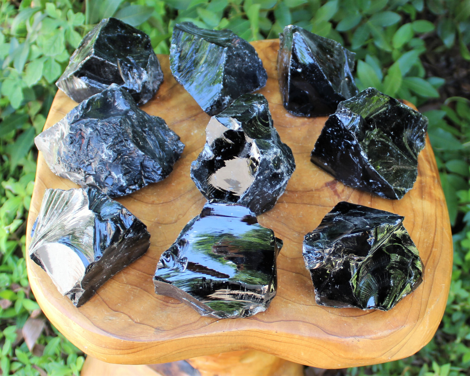 MASSIVE Rough Natural Black Obsidian Chunks – Huge Raw Black Obsidian Crystals