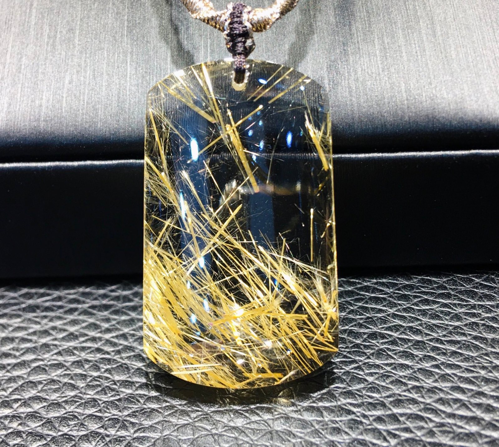 9.2G Natural Brazilian Titanium Crystal No Matter Brand Crystal Pendant