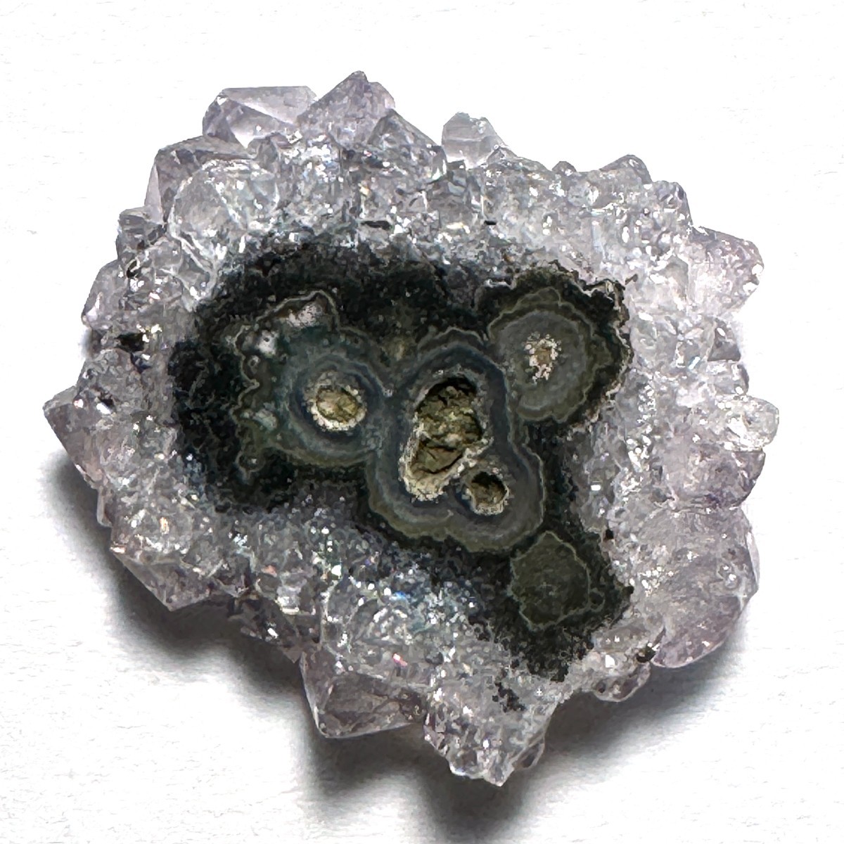 Tiny Stalactite Flower Slice Polished Both Sides OX202