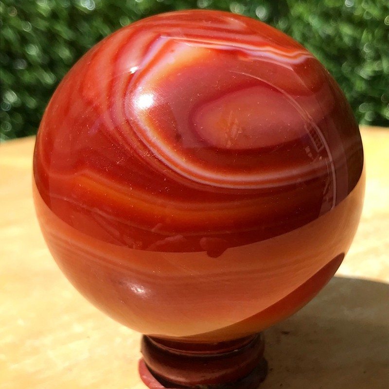 290G Natural Patterned Agate Ball Crystal Sphere Mineral Specimen Healing