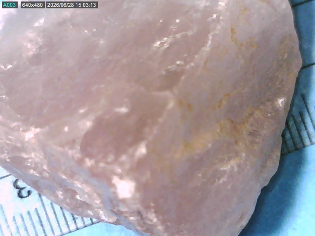 6 ROSE QUARTZ SPECIMENS MIXED COLOR & SIZES LOT FROM UNKNOWN LOCATION LOT #D131