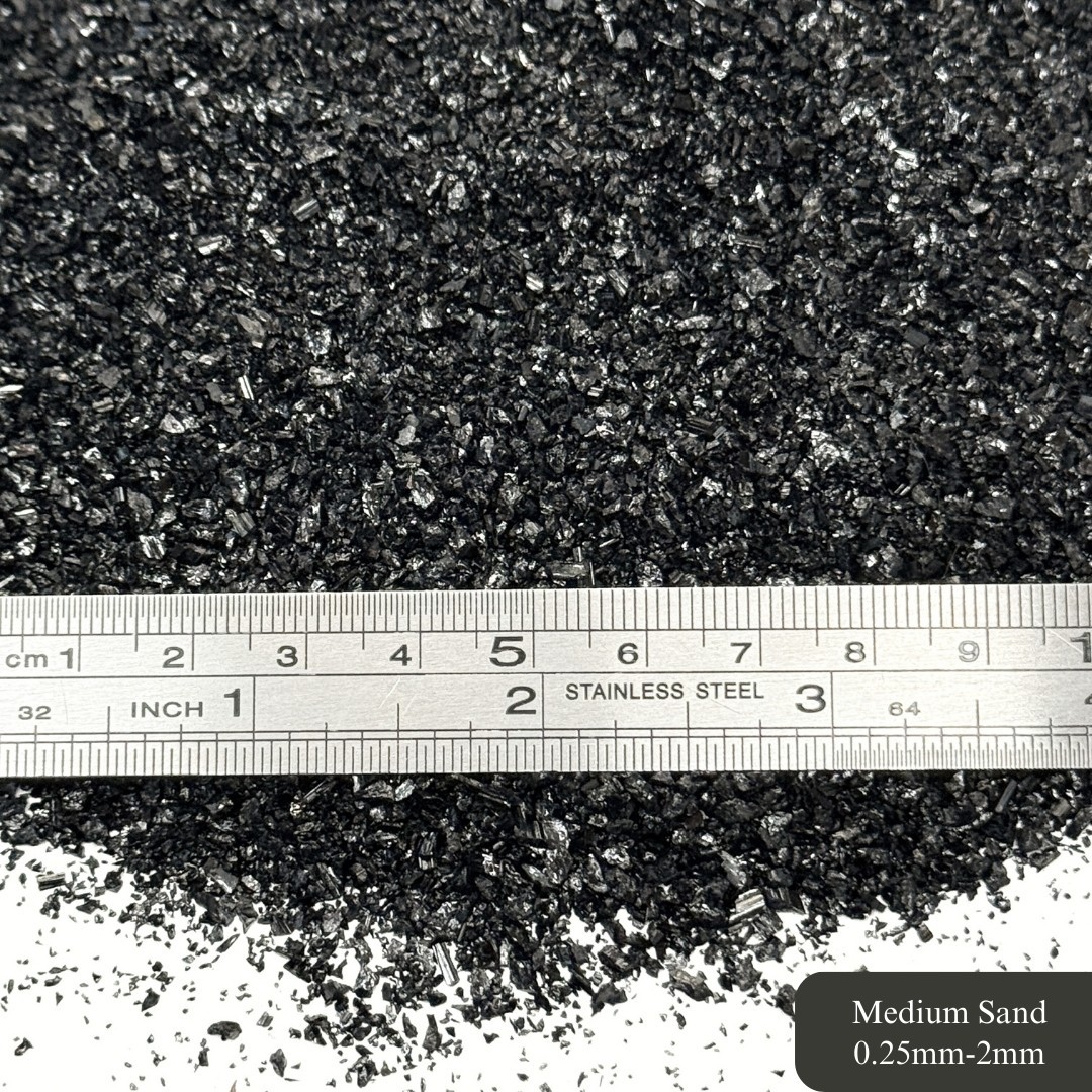 Crushed Black Tourmaline A+ Sand, 0.25mm-2mm, for Sand Resin Jewelry, Resin Art