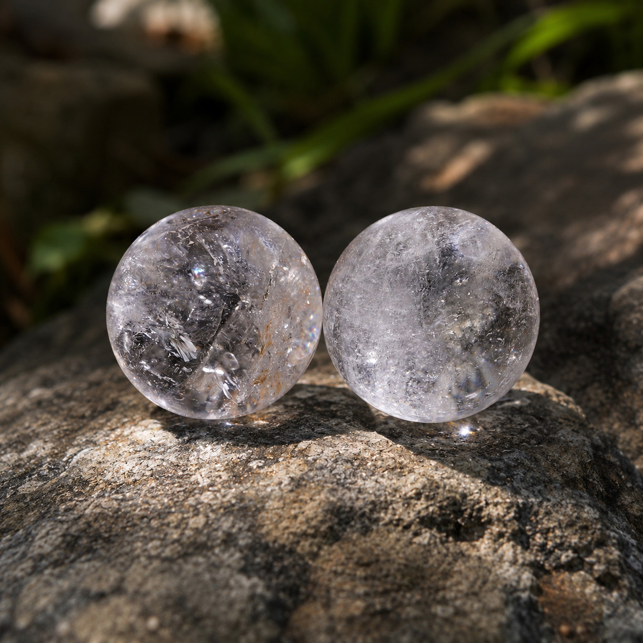 Natural Himalayan Quartz Sphere Healing Reiki Ball for Decor 18-19mm