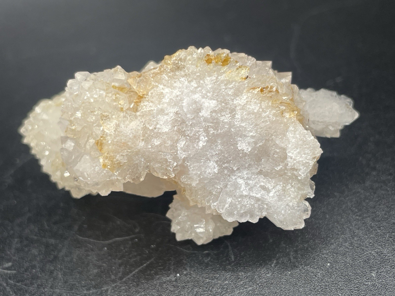 Clear Quartz & Golden Healer Cluster 37g