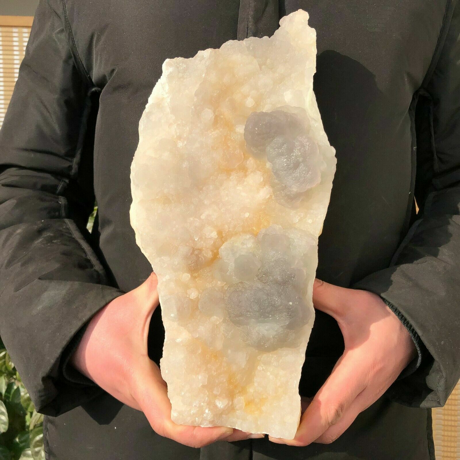 8.5 LB Natural Color Fluorite Quartz Crystal Mineral Specimen Healing