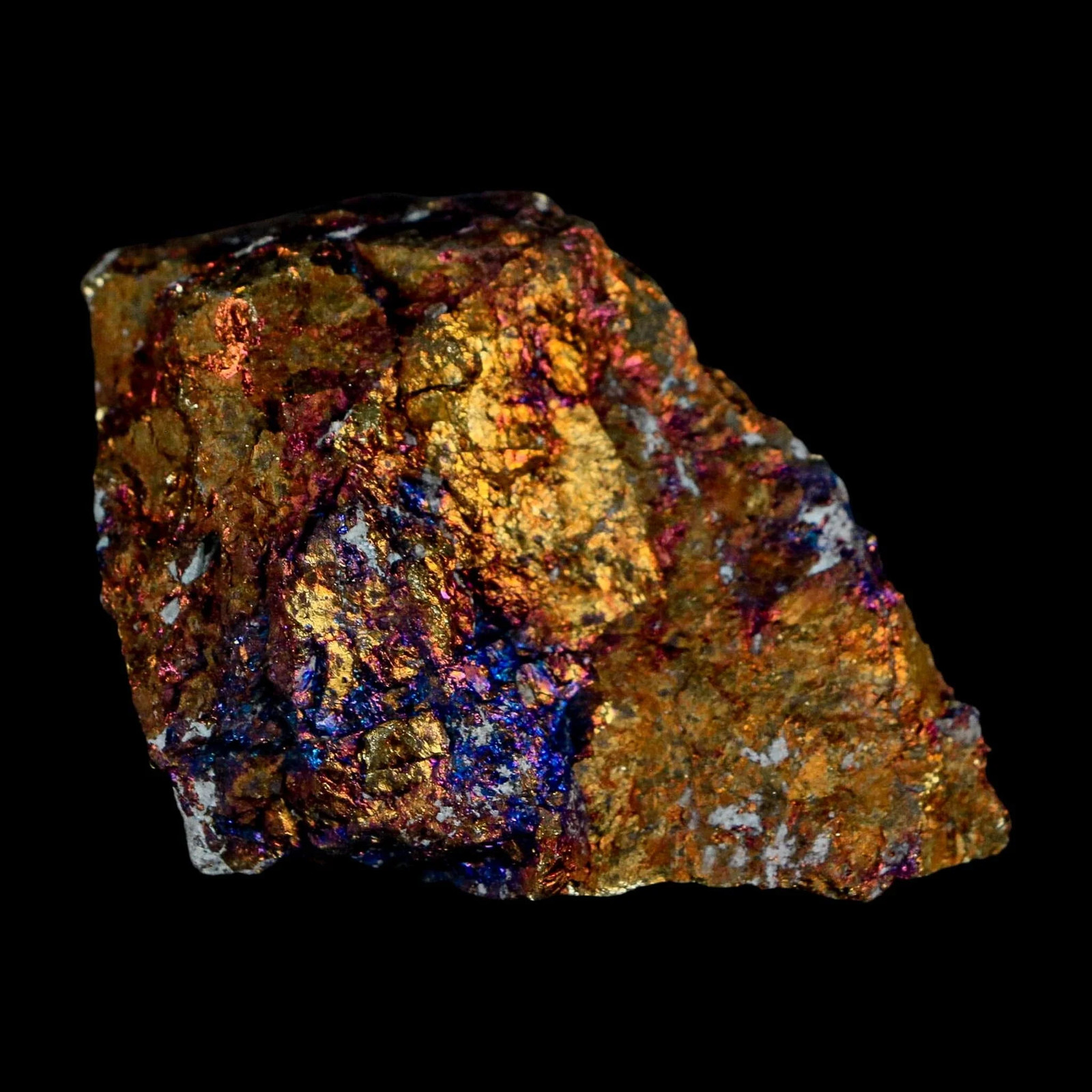 2.6″ Chalcopyrite Bornite Brilliant Multicolored Peacock Ore Chihuahua Mexico