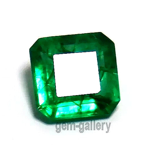 Emerald Loose Gems] Excellent Radiant Cut Columbian 10Ct Certified Custom Free