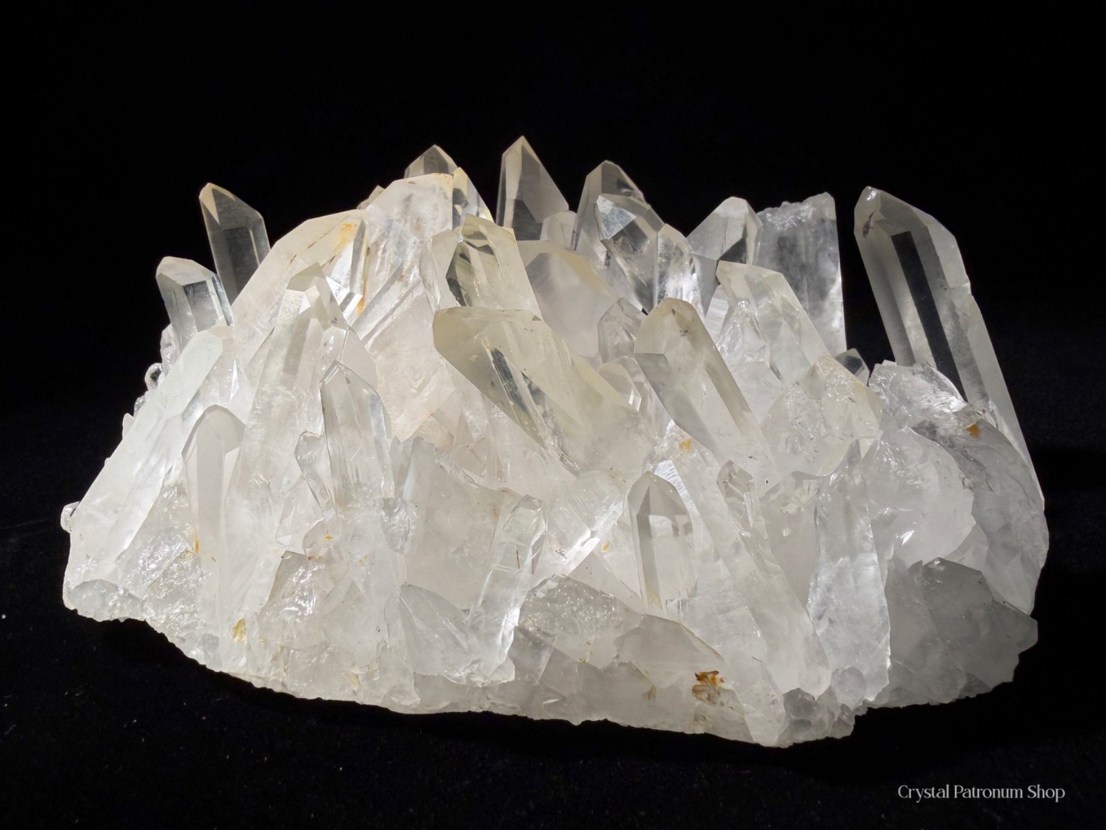 1.2LB Natural Clear White Quartz Crystal Cluster | Multi-Point Specimen