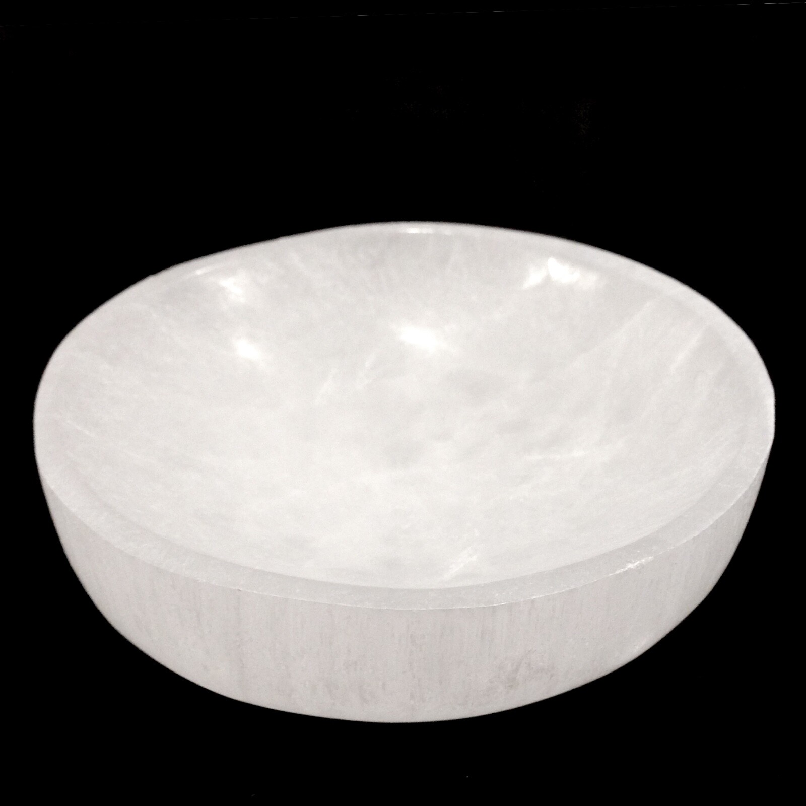 XL 6″ Selenite “Charging” Bowl White Crystal Stone Reiki CHARGE Healing Cleansin