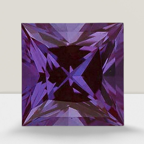 Alexandrite Square Cut Gemstone 1 Cts – 6 mm Lustrous Loose Gem