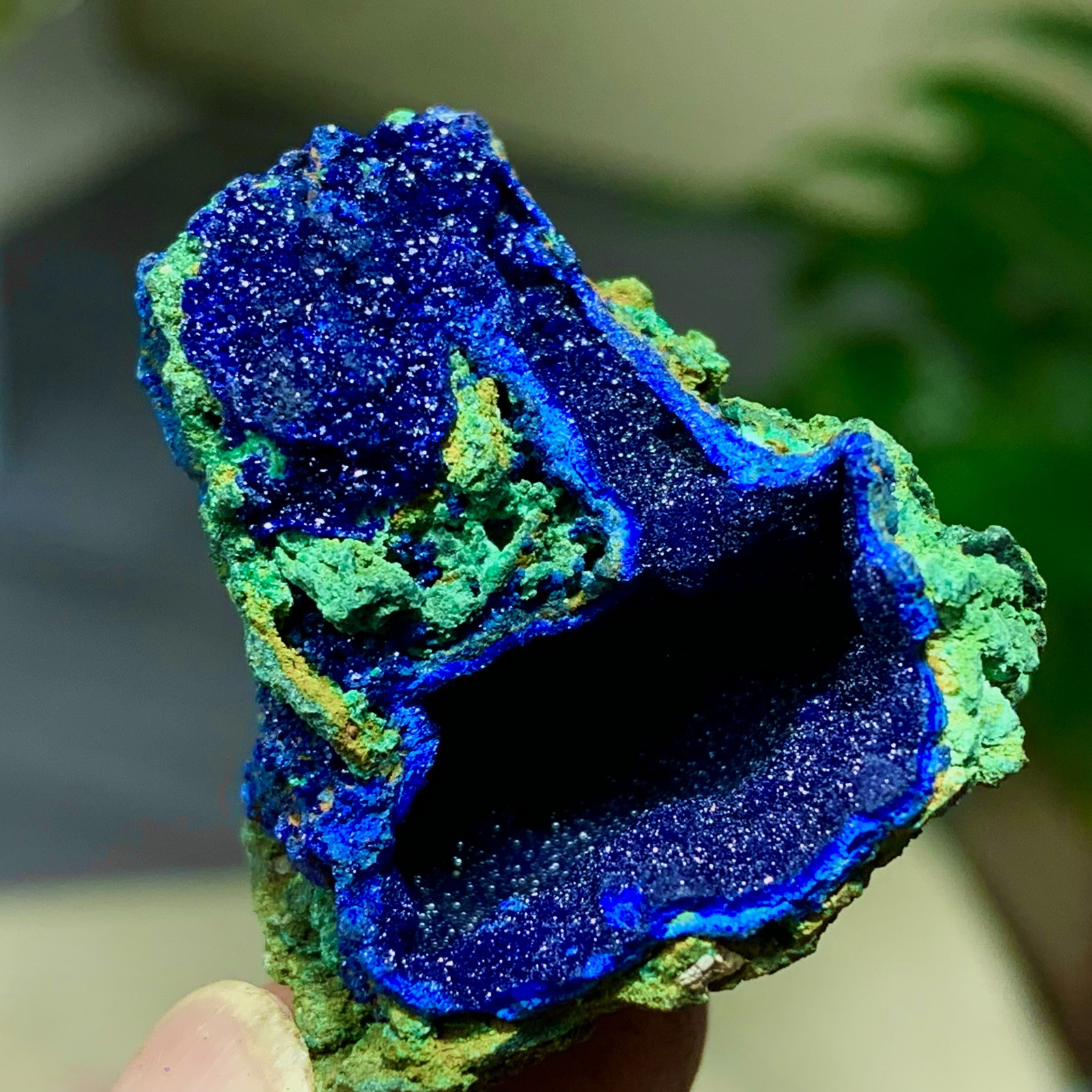 16G BEST NATURAL Azurite/Malachite crystalminerals specimens-