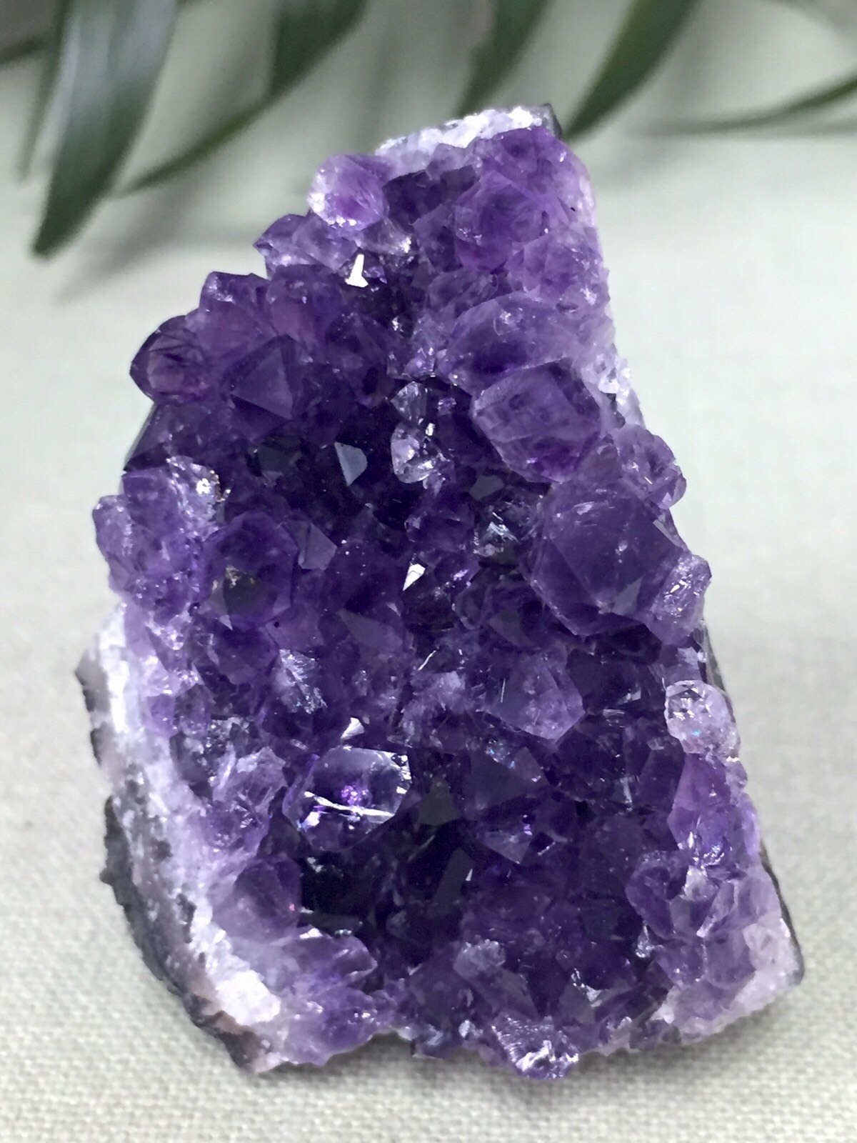 Amethyst Cluster Geode Crystal Quartz Cut Base Purple Amethyst Specimen Uruguay