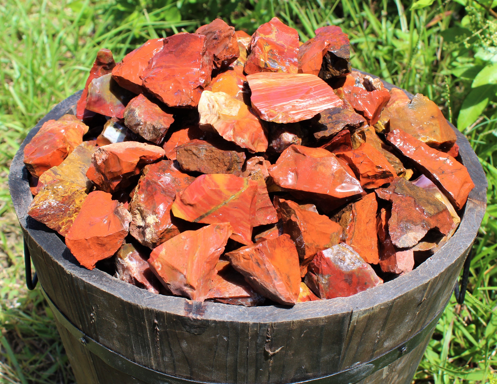 1 Single Natural Rough Red Jasper (Stone Crystal Mineral Specimen Raw Rock)
