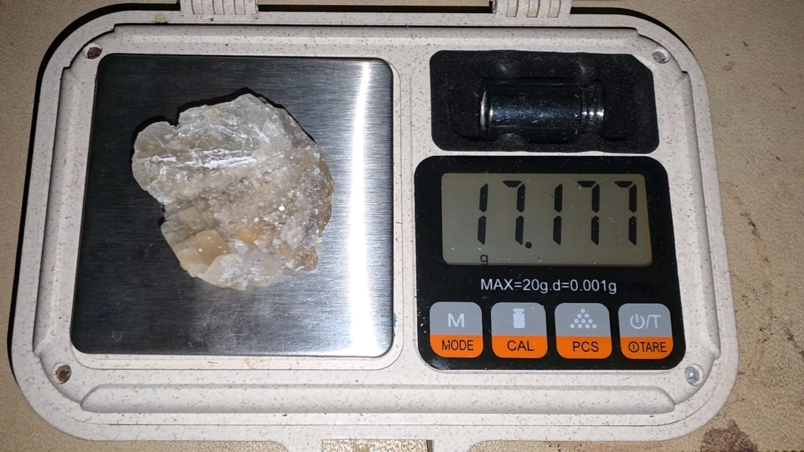 orthoclase feldspar Crystal Specimen Mineral 17.18g