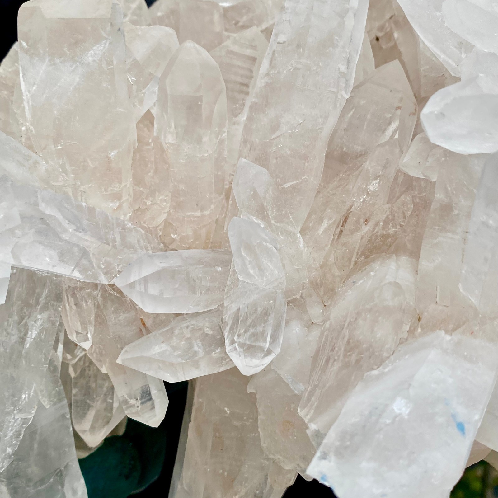 13.22LB A+++Large Natural white Crystal Himalayan quartz cluster /mineralsls