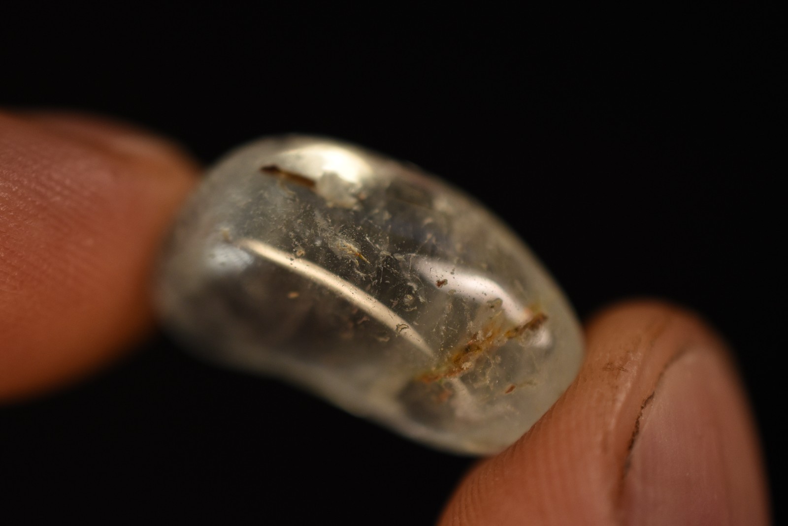 *BLUE TOPAZ* Tumbled Stone 2.4cm 7.8g Natural Clear Specimen