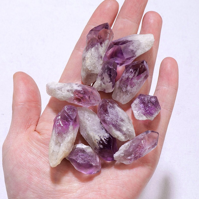 Stone crystal rough stone aromatherapy stone natural citrine white crystal