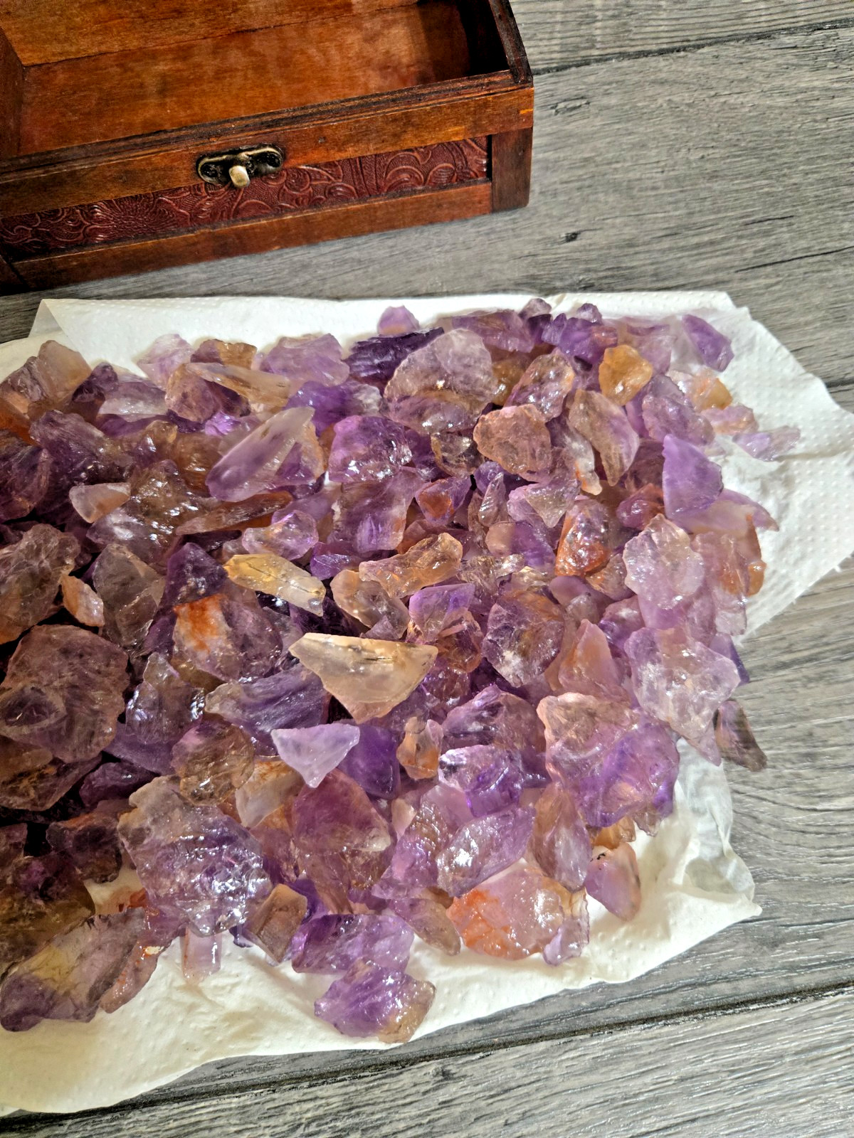 RAW BOLIVIAN AMETRINE 2 oz Lot – Clean Natural Rough